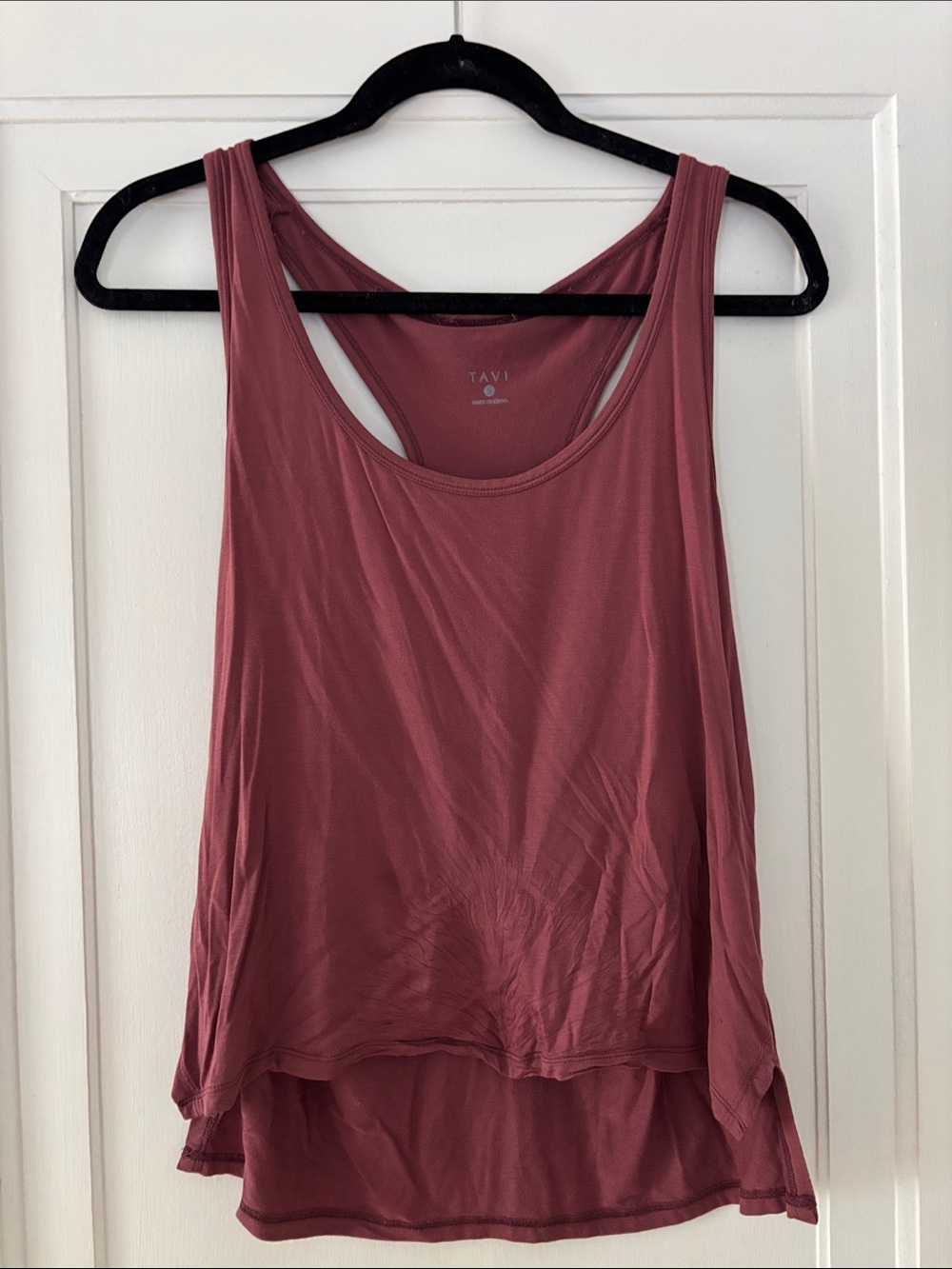 Tavi Dusty Rose Layered Racerback Tank